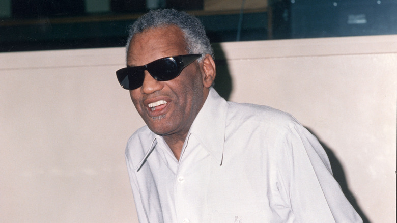 Ray Charles smiling
